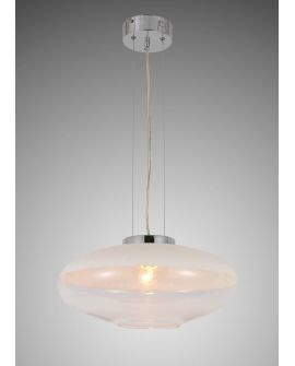 NOWOCZESNA LAMPA WISZĄCA BIAŁA RAVEO D40