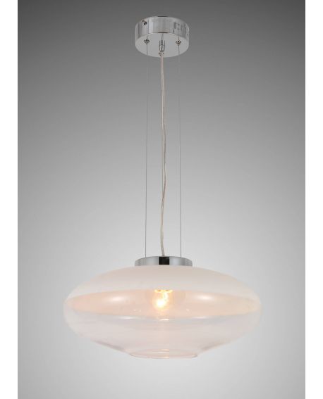 NOWOCZESNA LAMPA WISZĄCA BIAŁA RAVEO D40