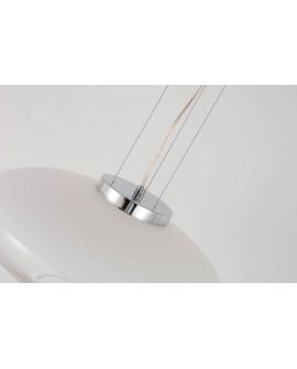 NOWOCZESNA LAMPA WISZĄCA BIAŁA RAVEO D40
