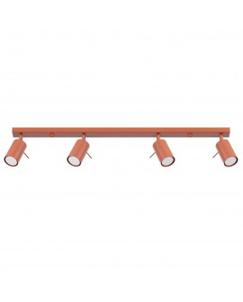 Plafon RING 4L ochra czerwona Sollux SL.1510