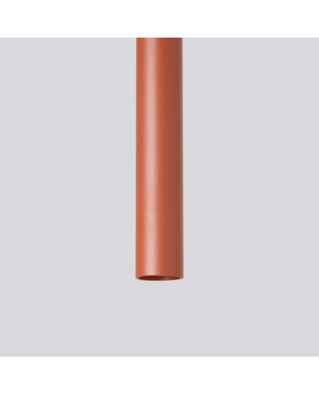 Lampa wisząca PASTELO 1 ochra czerwona Sollux SL.1524