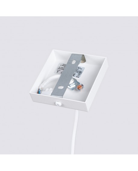 Lampa wisząca KARBON 1 biały Sollux SL.1535