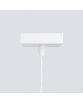Lampa wisząca KARBON 1 biały Sollux SL.1535