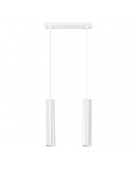 Lampa wisząca KARBON 2 biały Sollux SL.1536