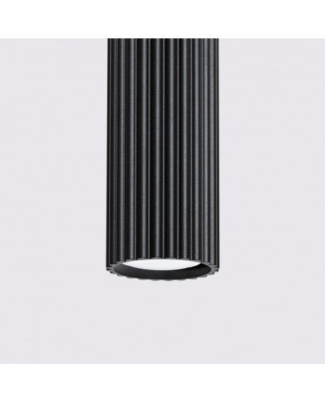 Lampa wisząca KARBON 1 czarny Sollux SL.1573