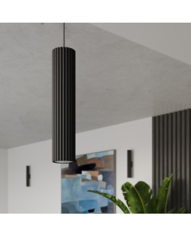 Lampa wisząca KARBON 2 czarny Sollux SL.1574