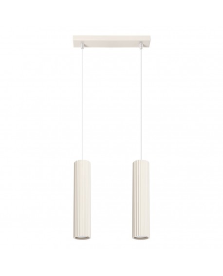 Lampa wisząca KARBON 2 beżowy Sollux SL.1593
