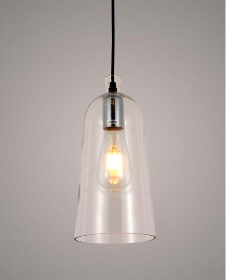 NOWOCZESNA LAMPA WISZĄCA SZKLANA NORDICA