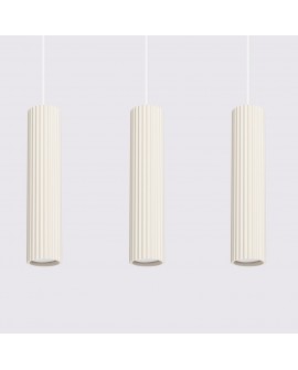 Lampa wisząca KARBON 3L beżowy Sollux SL.1594