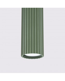 Lampa wisząca KARBON 1 zielony oliwkowy Sollux SL.1611