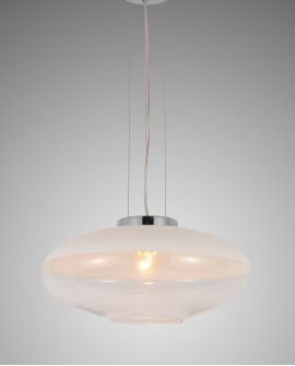 NOWOCZESNA LAMPA WISZĄCA BIAŁA RAVEO D40