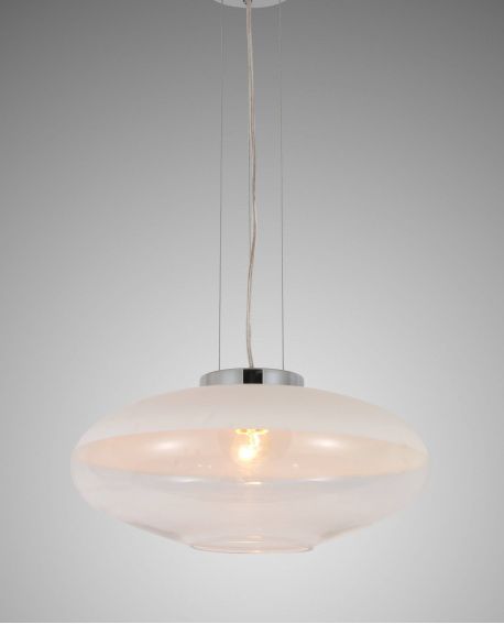 NOWOCZESNA LAMPA WISZĄCA BIAŁA RAVEO D40