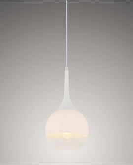 NOWOCZESNA LAMPA WISZĄCA BIAŁA FRUDO