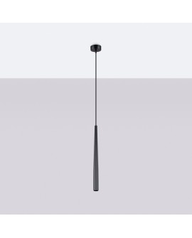 Lampa wisząca BLISS 1 czarna Sollux SL.1462