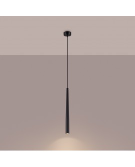 Lampa wisząca BLISS 1 czarna Sollux SL.1462