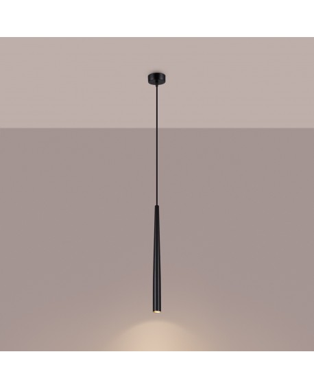 Lampa wisząca BLISS 1 czarna Sollux SL.1462