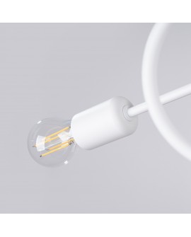 Żyrandol LOOP 2 biały Sollux SL.1471