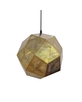NOWOCZESNA LAMPA WISZĄCA ZŁOTA ASCONA