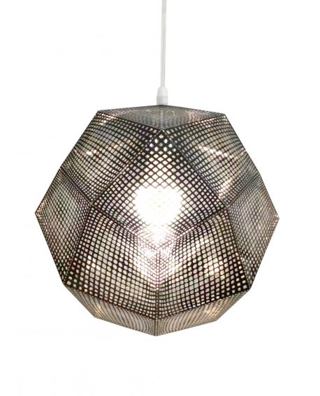 NOWOCZESNA LAMPA WISZĄCA CHROMOWANA ASCONA