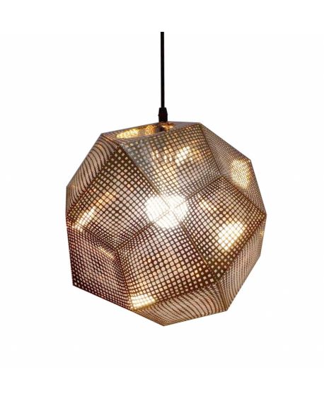 NOWOCZESNA LAMPA WISZĄCA ZŁOTA ASCONA