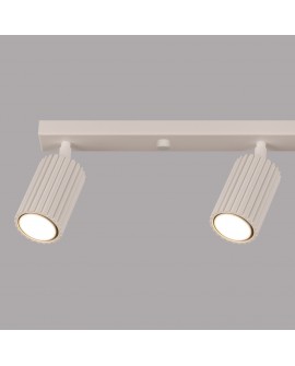 Plafon KARBON 4L beżowy Sollux SL.1603