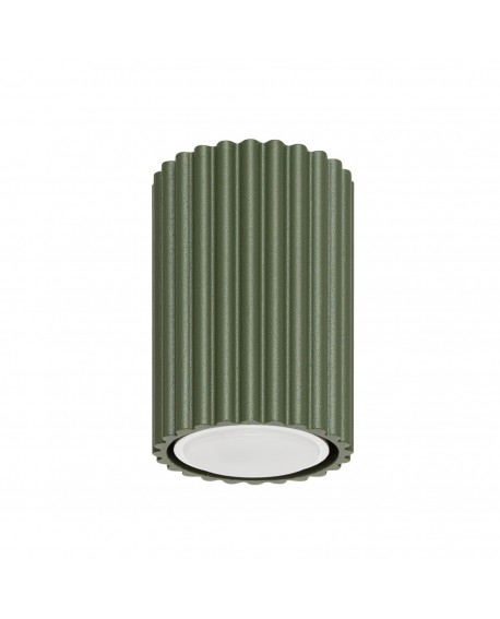 Plafon KARBON 10 zielony oliwkowy Sollux SL.1606