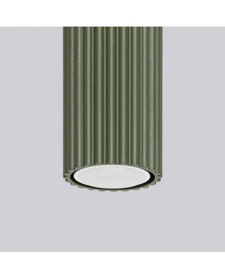 Plafon KARBON 10 zielony oliwkowy Sollux SL.1606
