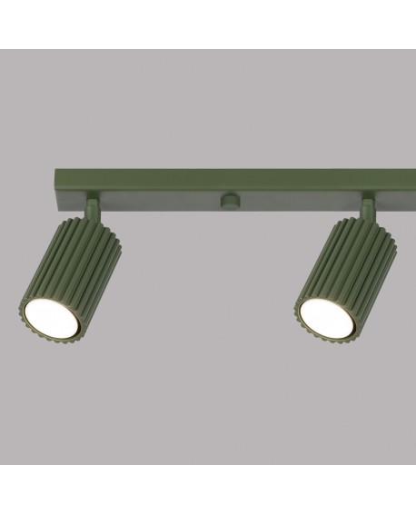 Plafon KARBON 4L zielony oliwkowy Sollux SL.1622