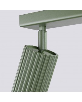 Plafon KARBON 6L zielony oliwkowy Sollux SL.1623