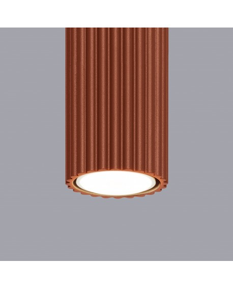Plafon KARBON 60 ochra czerwona Sollux SL.1629