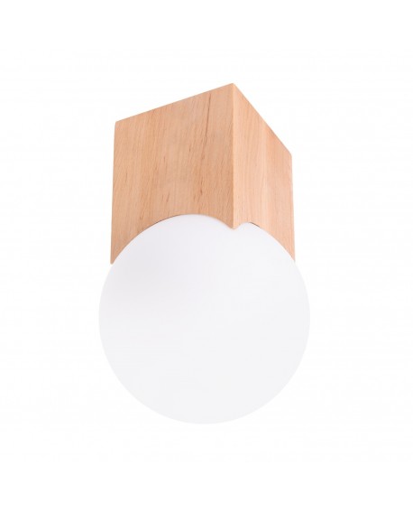 Plafon SOLIS naturalne drewno Sollux SL.1407