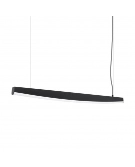Lampa wisząca JORUN 80 czarna LED 3000K Sollux SLA.0293
