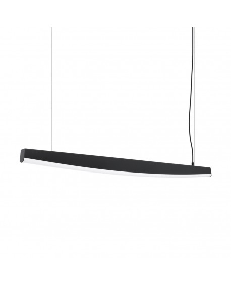 Lampa wisząca JORUN 80 czarna LED 3000K Sollux SLA.0293