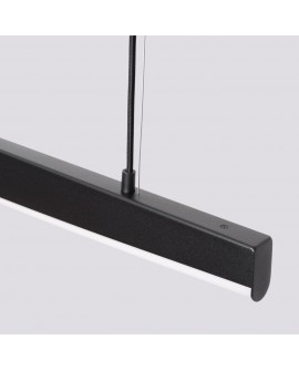 Lampa wisząca JORUN 80 czarna LED 3000K Sollux SLA.0293