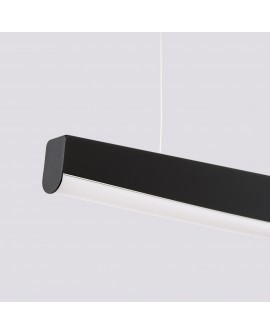 Lampa wisząca JORUN 80 czarna LED 3000K Sollux SLA.0293