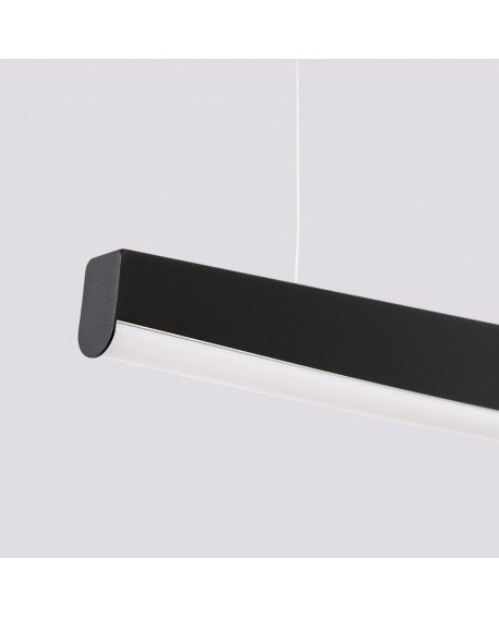 Lampa wisząca JORUN 80 czarna LED 3000K Sollux SLA.0293