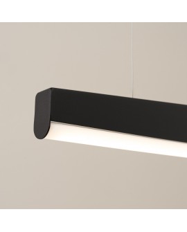 Lampa wisząca JORUN 80 czarna LED 3000K Sollux SLA.0293