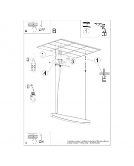 Lampa wisząca JORUN 80 czarna LED 3000K Sollux SLA.0293