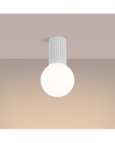 Plafon HALO biały IP44 Sollux SL.1708