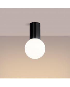 Plafon HALO czarny IP44 Sollux SL.1713