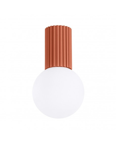 Plafon HALO ochra czerwona IP44 Sollux SL.1728