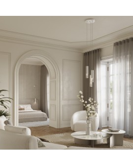 Lampa wisząca LAMI 2 biały Sollux SL.1687
