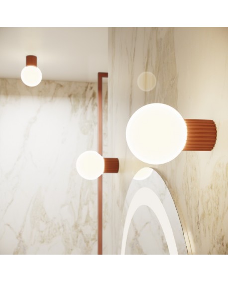 Plafon HALO mocca IP44 Sollux SL.1733