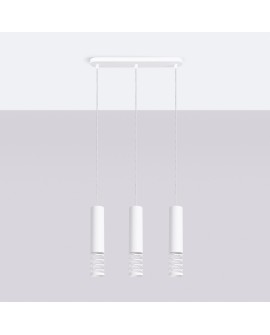 Lampa wisząca LAMI 3L biały Sollux SL.1688