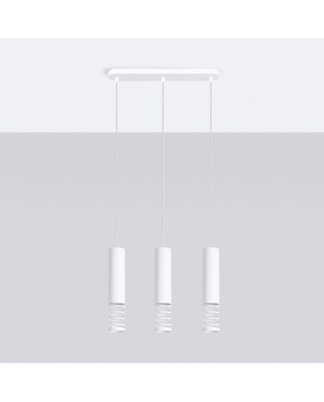 Lampa wisząca LAMI 3L biały Sollux SL.1688