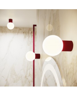 Plafon HALO burgund IP44 Sollux SL.1748