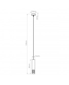 Lampa wisząca LIRO 1 biały Sollux SL.1691