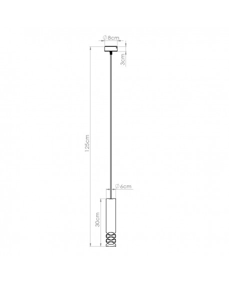 Lampa wisząca LIRO 1 biały Sollux SL.1691