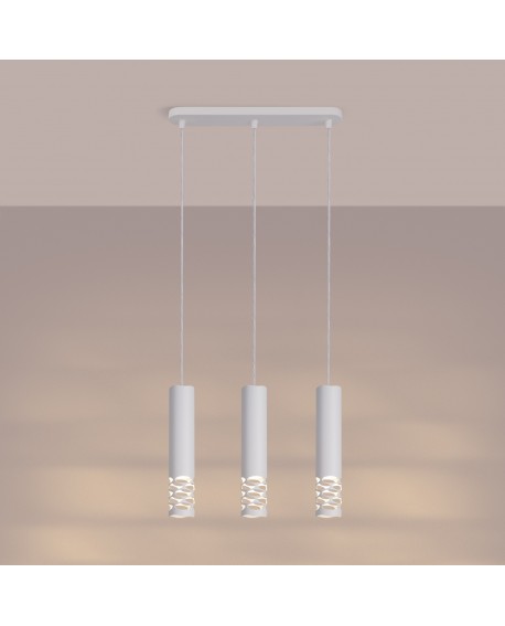 Lampa wisząca LIRO 3L biały Sollux SL.1693