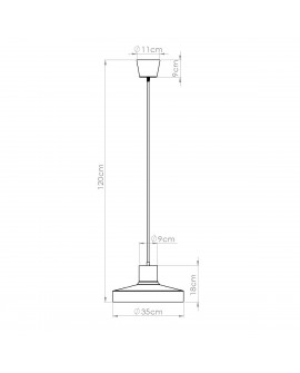 Lampa wisząca BILO biała Sollux SL.1702